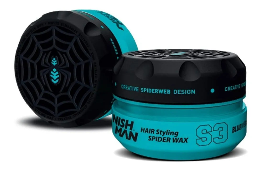 CREMA DE PEINAR SPIDER WAX BLUEWEB 150ML NISHMAN